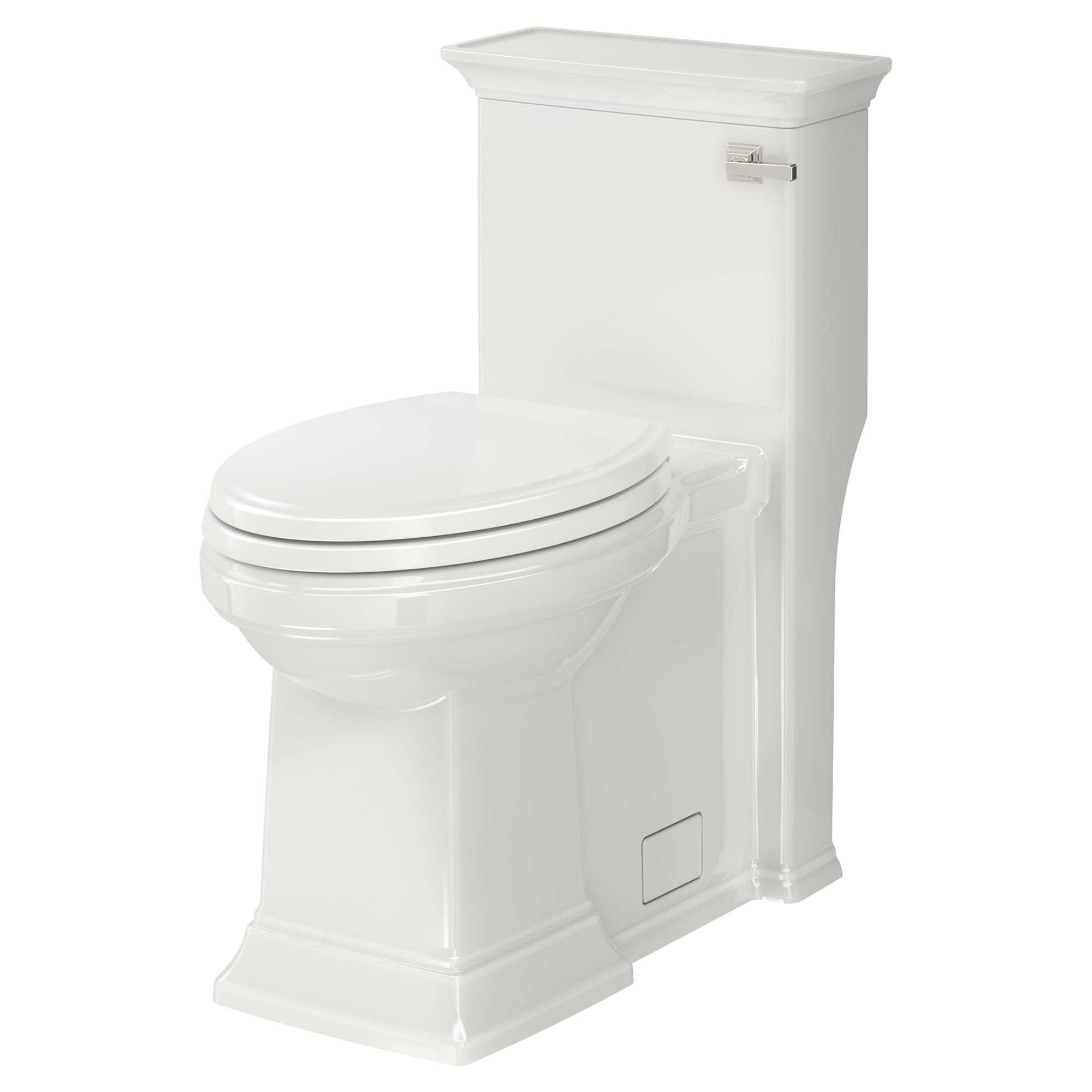 Town Square S One Piece 128 gpf 48 Lpf Chair Height Right Hand Trip Lever Elongated Toilet With Seat WHITE